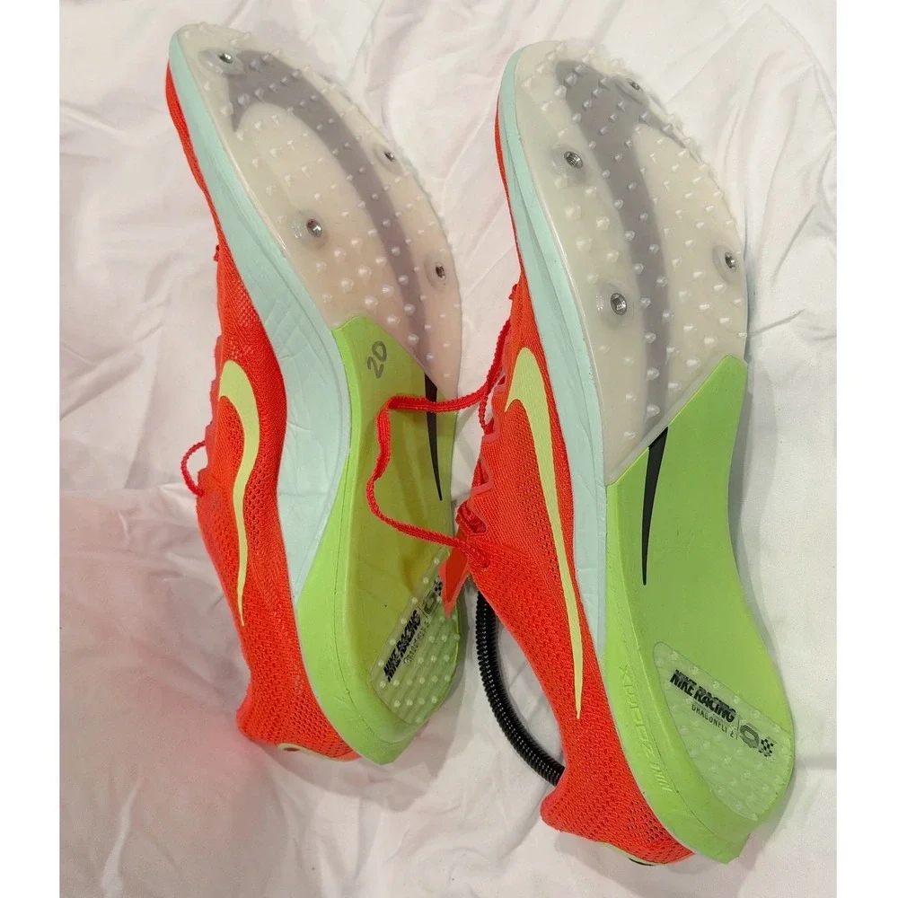 Nike ZoomX Dragonfly 2 Track Field Distance Spikes Bright Crimson M14 106-07